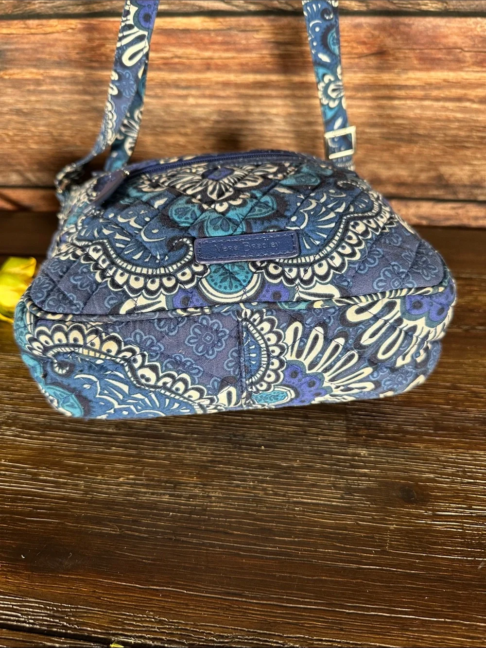 Vera Bradley Blue Paisley Crossbody Shoulder Bag!